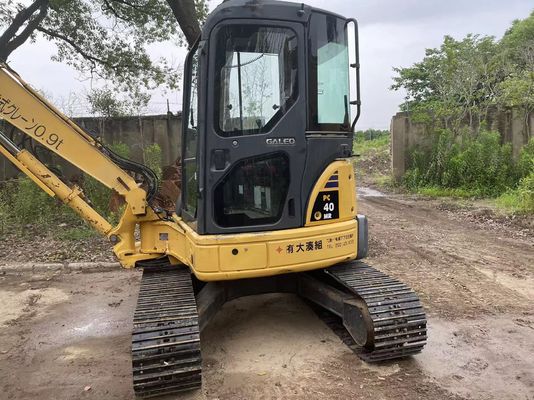 کابین بسته استفاده شده Komatsu Mini Excavator PC40MR-2 PC35MR-2 PC40MR-2