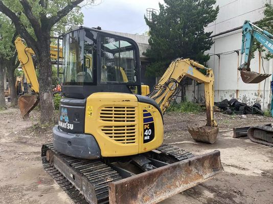 کابین بسته استفاده شده Komatsu Mini Excavator PC40MR-2 PC35MR-2 PC40MR-2