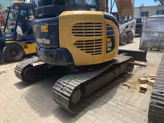 استفاده شده PC50MR-2 Komatsu مینی حفاری کابین بسته برای سایت ساختمانی