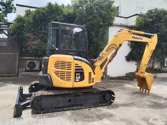 استفاده شده Komatsu PC55MR 2 مینی اصلی ژاپن انرژی کارآمد عملکرد بالا