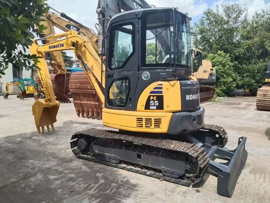 استفاده شده Komatsu PC55MR 2 مینی اصلی ژاپن انرژی کارآمد عملکرد بالا