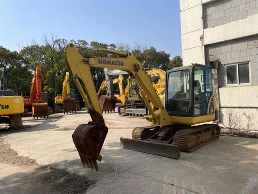 رنگ اصلی استفاده شده Komatsu PC56MR-2 مینی حفاری در وضعیت عالی