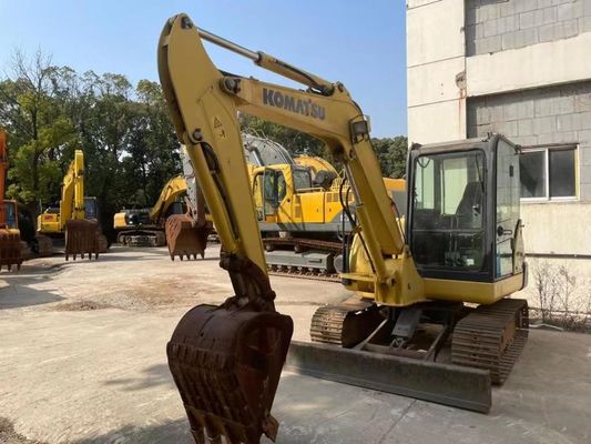 رنگ اصلی استفاده شده Komatsu PC56MR-2 مینی حفاری در وضعیت عالی