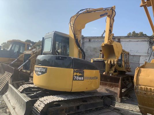 PC78US-6NO حفاری استفاده شده رنگ اصلی دست دوم حفاری کاماتسو