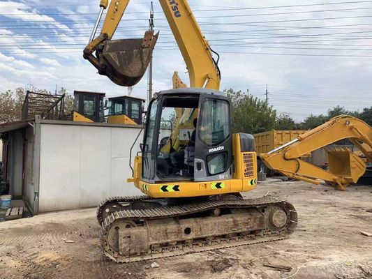 PC128US-2E استفاده شده Komatsu Excavator Crawler 13 تن Excavator دقت بالا