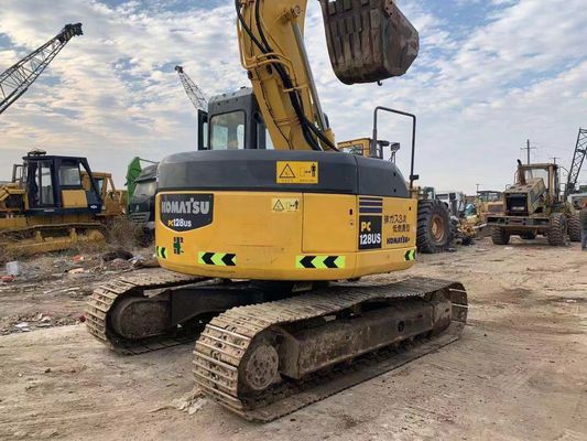 PC128US-2E استفاده شده Komatsu Excavator Crawler 13 تن Excavator دقت بالا