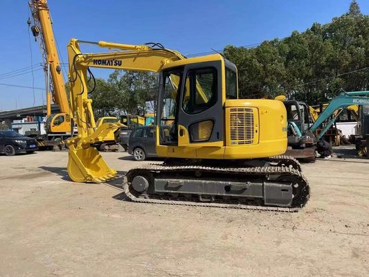 PC128US-8 استفاده شده Komatsu Excavator هیدرولیک Thumb Mini Crawler Excavator