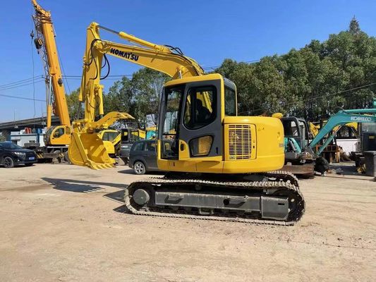 PC128US-8 استفاده شده Komatsu Excavator هیدرولیک Thumb Mini Crawler Excavator
