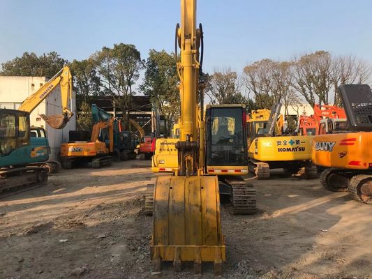 صرفه جویی در انرژی استفاده شده Komatsu PC130 6 Crawler ثبات بالا رنگ اصلی