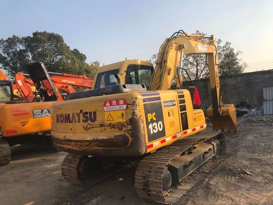 صرفه جویی در انرژی استفاده شده Komatsu PC130 6 Crawler ثبات بالا رنگ اصلی