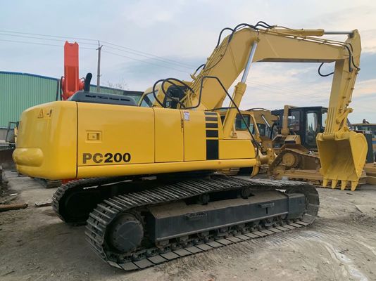کارایی بالا استفاده شده Komatsu PC200 6 حفاری اصلی ژاپن قدرتمند