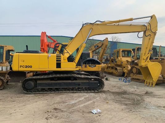 کارایی بالا استفاده شده Komatsu PC200 6 حفاری اصلی ژاپن قدرتمند