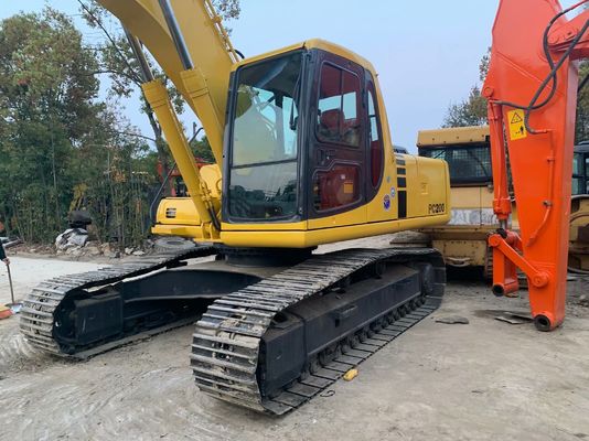 کارایی بالا استفاده شده Komatsu PC200 6 حفاری اصلی ژاپن قدرتمند