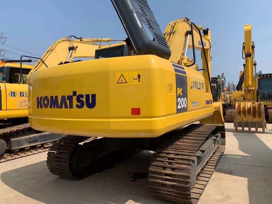 کار آسان استفاده شده Komatsu Excavator PC200-7 اصلی ژاپن 20 تن Excavator