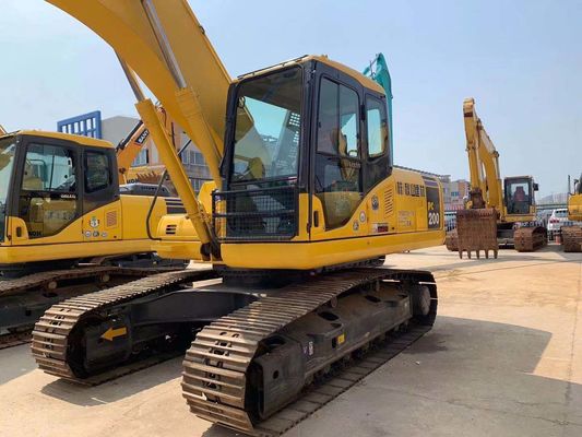 کار آسان استفاده شده Komatsu Excavator PC200-7 اصلی ژاپن 20 تن Excavator
