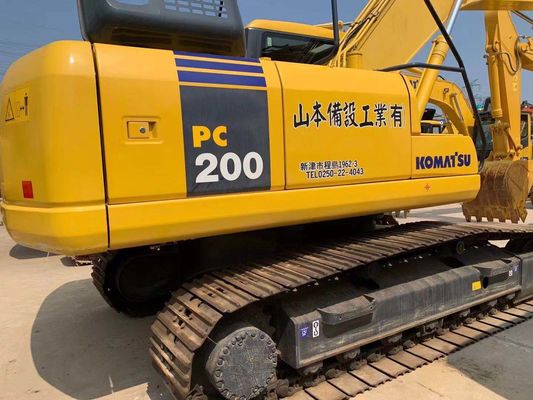 کار آسان استفاده شده Komatsu Excavator PC200-7 اصلی ژاپن 20 تن Excavator