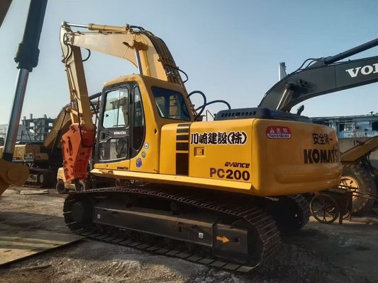 ژاپن استفاده شده Komatsu PC220 6 حفاری کار آسان با چکش هیدرولیک