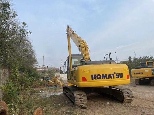 در اصل ژاپن استفاده شده Komatsu Excavator PC220-7 Crawler با بازوی 18 متری