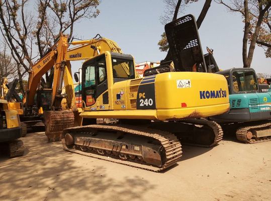 رنگ اصلی استفاده شده Komatsu Excavator PC240-8 استفاده شده Crawler Excavator