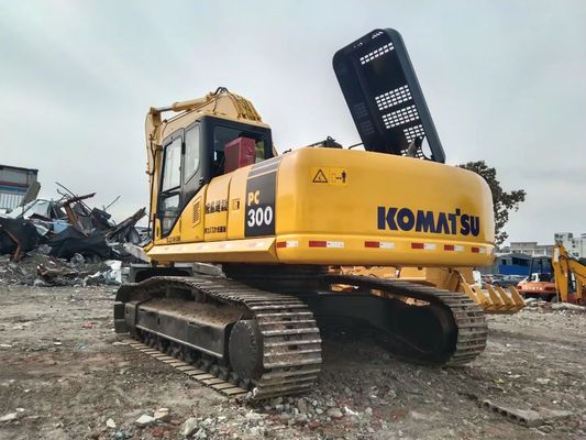 PC300-7 استفاده شده 30 تن Komatsu Excavator مقاوم به خستگی کم سر و صدا برای معدن