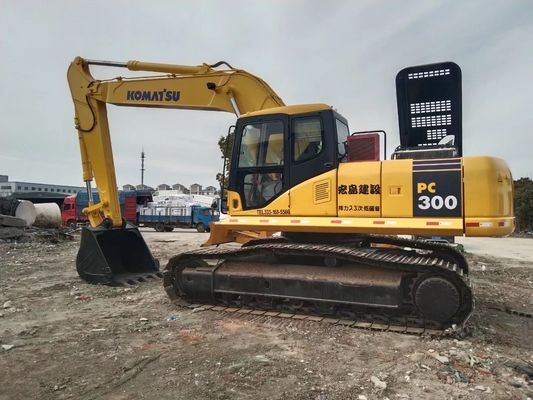 PC300-7 استفاده شده 30 تن Komatsu Excavator مقاوم به خستگی کم سر و صدا برای معدن