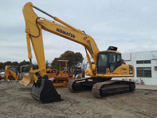 PC300-7 استفاده شده 30 تن Komatsu Excavator مقاوم به خستگی کم سر و صدا برای معدن