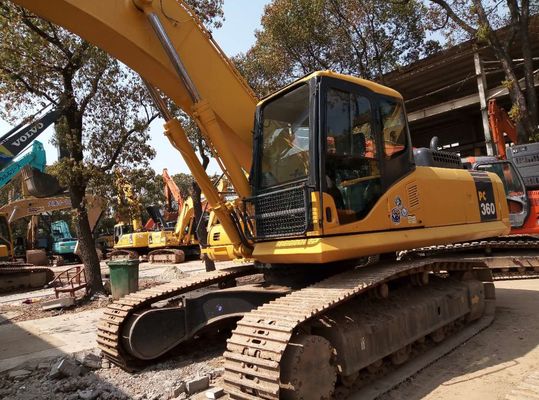 PC360-7 کرولر نصب شده استفاده شده Komatsu Excavator اصل ژاپن حالت خوب