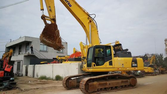 رنگ اصلی استفاده شده Komatsu Excavator PC400-8 Crawler 40 تن Excavator