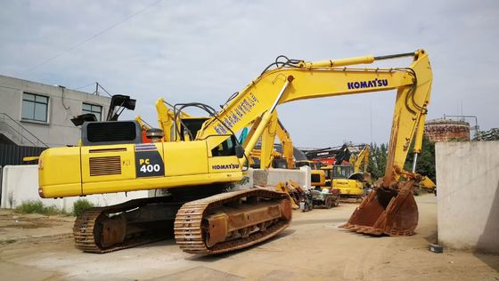 رنگ اصلی استفاده شده Komatsu Excavator PC400-8 Crawler 40 تن Excavator