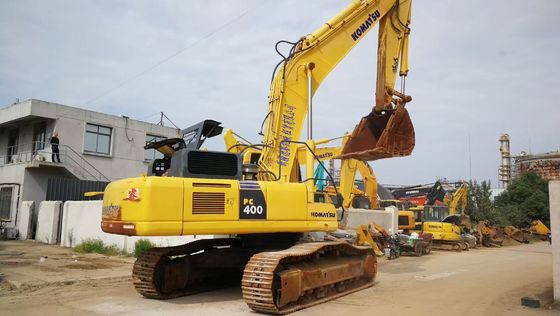 رنگ اصلی استفاده شده Komatsu Excavator PC400-8 Crawler 40 تن Excavator