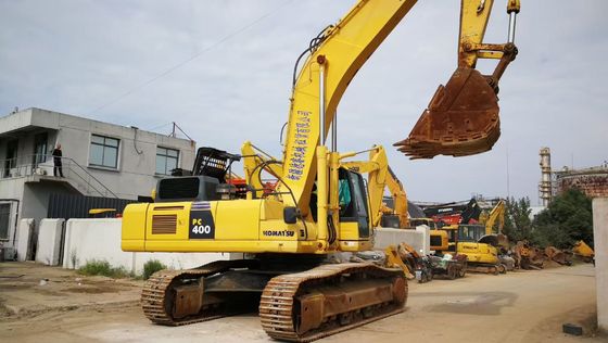 رنگ اصلی استفاده شده Komatsu Excavator PC400-8 Crawler 40 تن Excavator