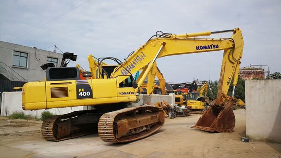 رنگ اصلی استفاده شده Komatsu Excavator PC400-8 Crawler 40 تن Excavator