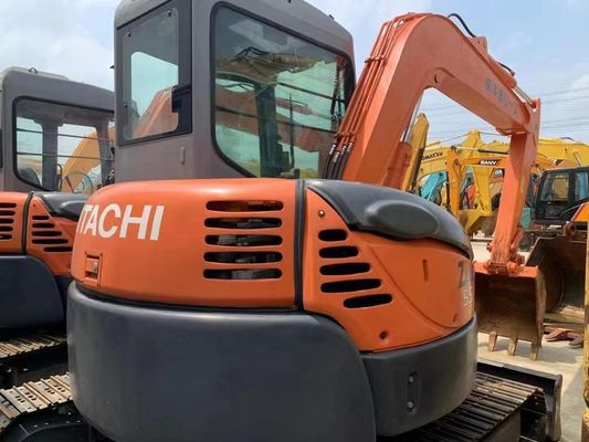 کاوشگر مینی ژاپنی اصلی استفاده شده هیتاچی ZX55UR در وضعیت عالی