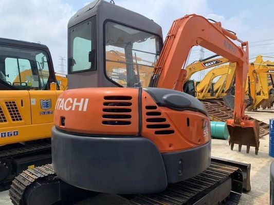 کاوشگر مینی ژاپنی اصلی استفاده شده هیتاچی ZX55UR در وضعیت عالی