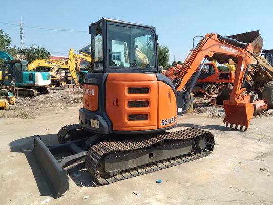 هیتاچی ZX55USR-5A مینی کاوشگر خزنده استفاده شده حالت خوب مینی کاوشگر استفاده شده
