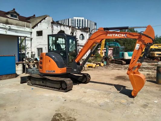 هیتاچی ZX55USR-5A مینی کاوشگر خزنده استفاده شده حالت خوب مینی کاوشگر استفاده شده