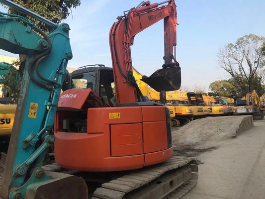 ژاپن استفاده شده حفاری ZX75US-3 انرژی کارآمد Hitachi Crawler Excavator