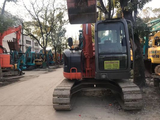 ژاپن استفاده شده حفاری ZX75US-3 انرژی کارآمد Hitachi Crawler Excavator