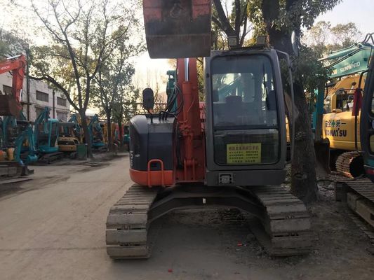 ژاپن استفاده شده حفاری ZX75US-3 انرژی کارآمد Hitachi Crawler Excavator