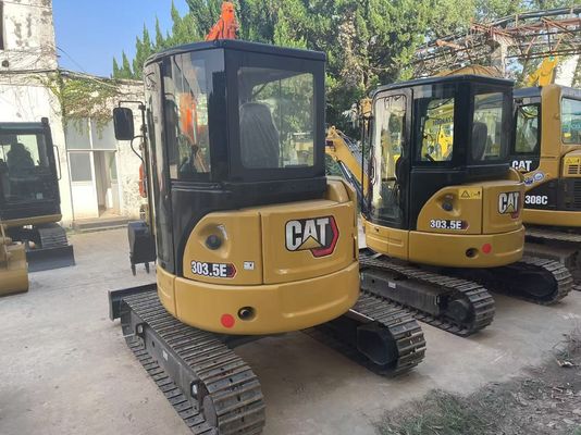 بهره وری انرژی استفاده شده CAT Excavator Crawler Caterpillar 303.5 E CR ضد زنگ