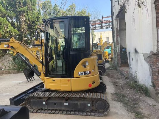 بهره وری انرژی استفاده شده CAT Excavator Crawler Caterpillar 303.5 E CR ضد زنگ