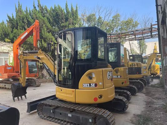 بهره وری انرژی استفاده شده CAT Excavator Crawler Caterpillar 303.5 E CR ضد زنگ