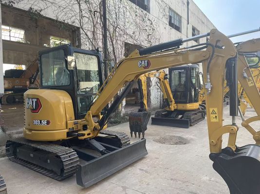 بهره وری انرژی استفاده شده CAT Excavator Crawler Caterpillar 303.5 E CR ضد زنگ