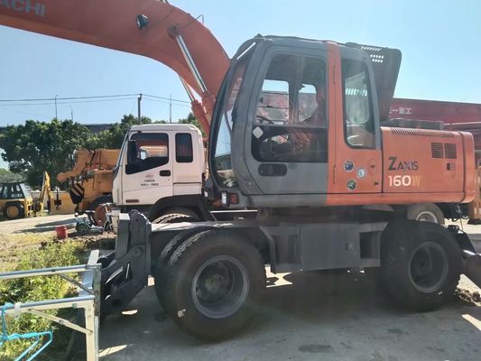 رنگ اصلی استفاده شده هیتاشی ZX160W چرخ حفاری در وضعیت خوب