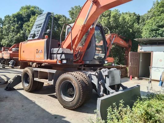 رنگ اصلی استفاده شده هیتاشی ZX160W چرخ حفاری در وضعیت خوب