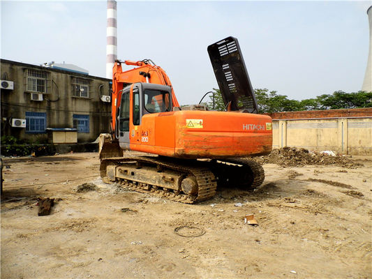 رنگ اصلی استفاده شده هیتاشی ZX200-3G Excavator Crawler در حالت خوب
