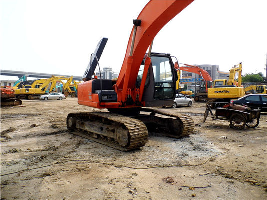 رنگ اصلی استفاده شده هیتاشی ZX200-3G Excavator Crawler در حالت خوب