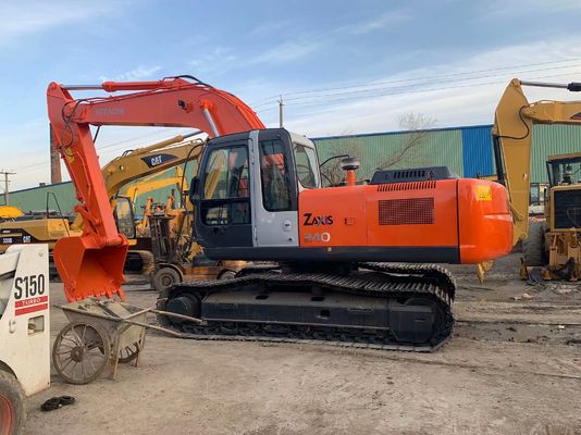استفاده شده هیتاچی ZX240HG خزنده نصب شده حفاری هیدرولیک رنگ دوباره رنگ