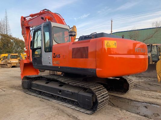 استفاده شده هیتاچی ZX240HG خزنده نصب شده حفاری هیدرولیک رنگ دوباره رنگ