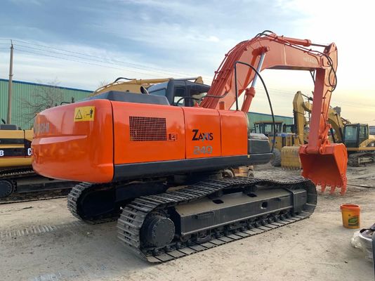 استفاده شده هیتاچی ZX240HG خزنده نصب شده حفاری هیدرولیک رنگ دوباره رنگ